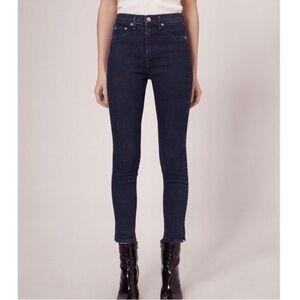 Rag & Bone 10 Inch Capri Denim Size 30 Dark Wash